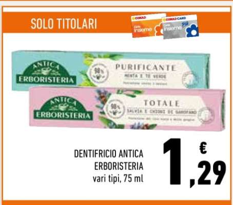 Dentifricio Antica Erboristeria