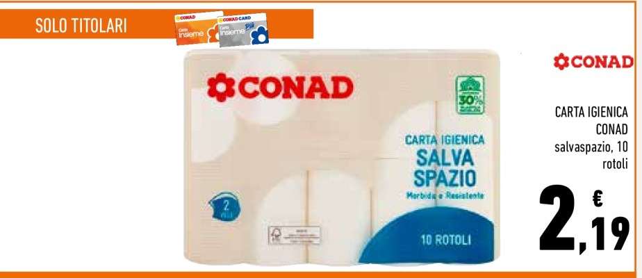 Carta igienica CONAD