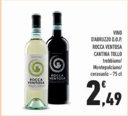 VINO D'ABRUZZO D.O.P. ROCCA VENTOSA CANTINA TOLLO