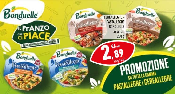 Cereallegre - Pastallegre Bonduelle assortiti