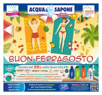 Volantino Acqua & Sapone - 11/8/2025 - 24/8/2025.