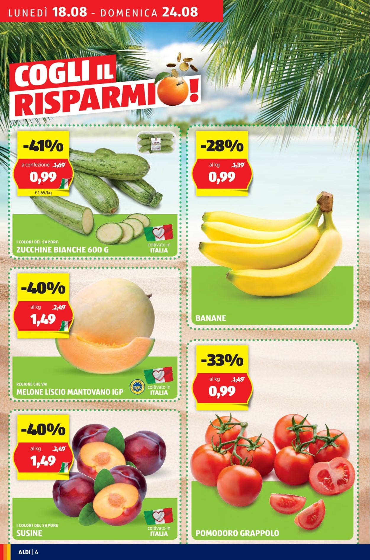 Volantino Aldi - 12/8/2025 - 18/8/2025. Pagina 4
