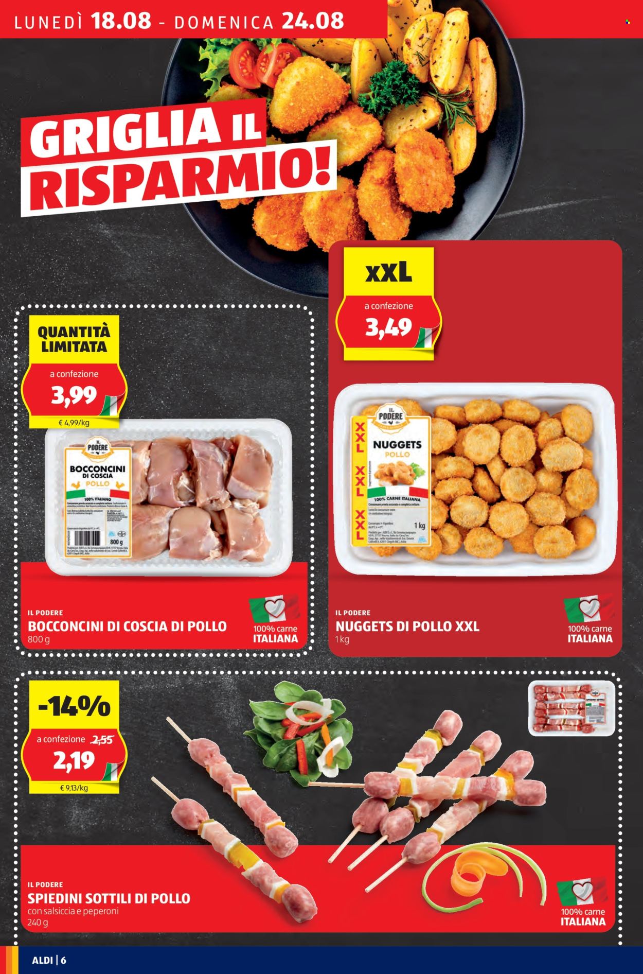 Volantino Aldi - 12/8/2025 - 18/8/2025. Pagina 6