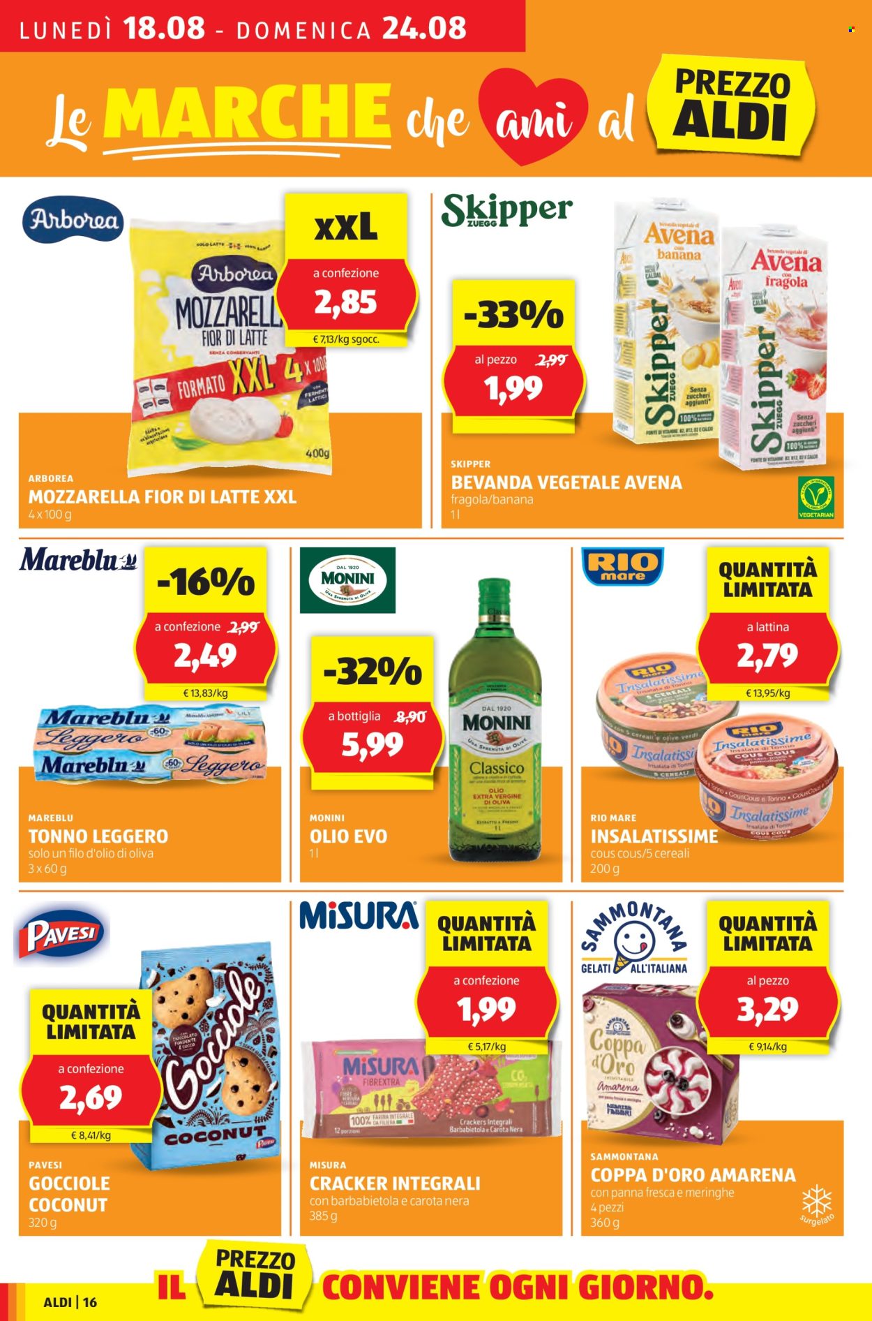 Volantino Aldi - 12/8/2025 - 18/8/2025. Pagina 16