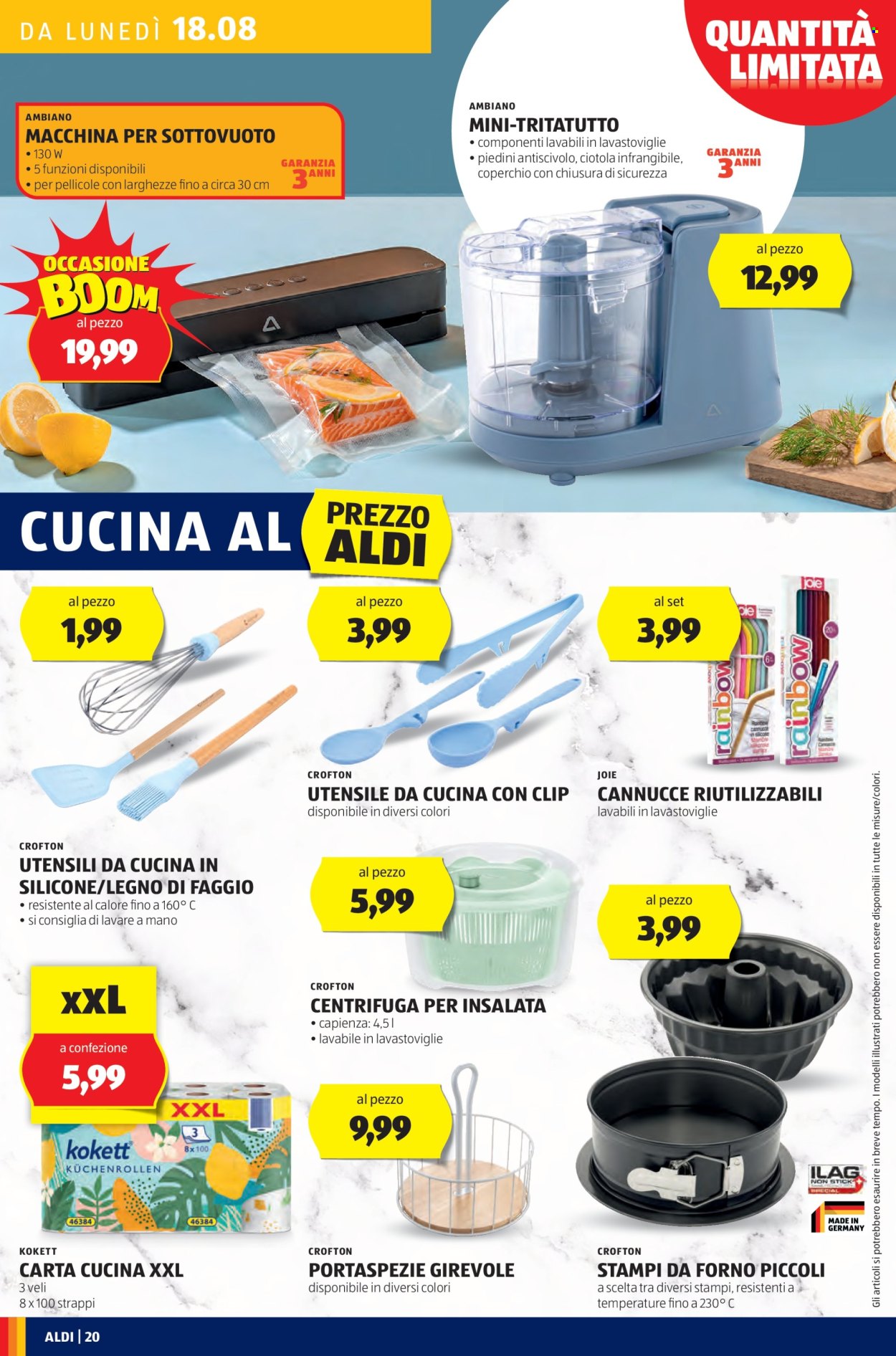 Volantino Aldi - 12/8/2025 - 18/8/2025. Pagina 20
