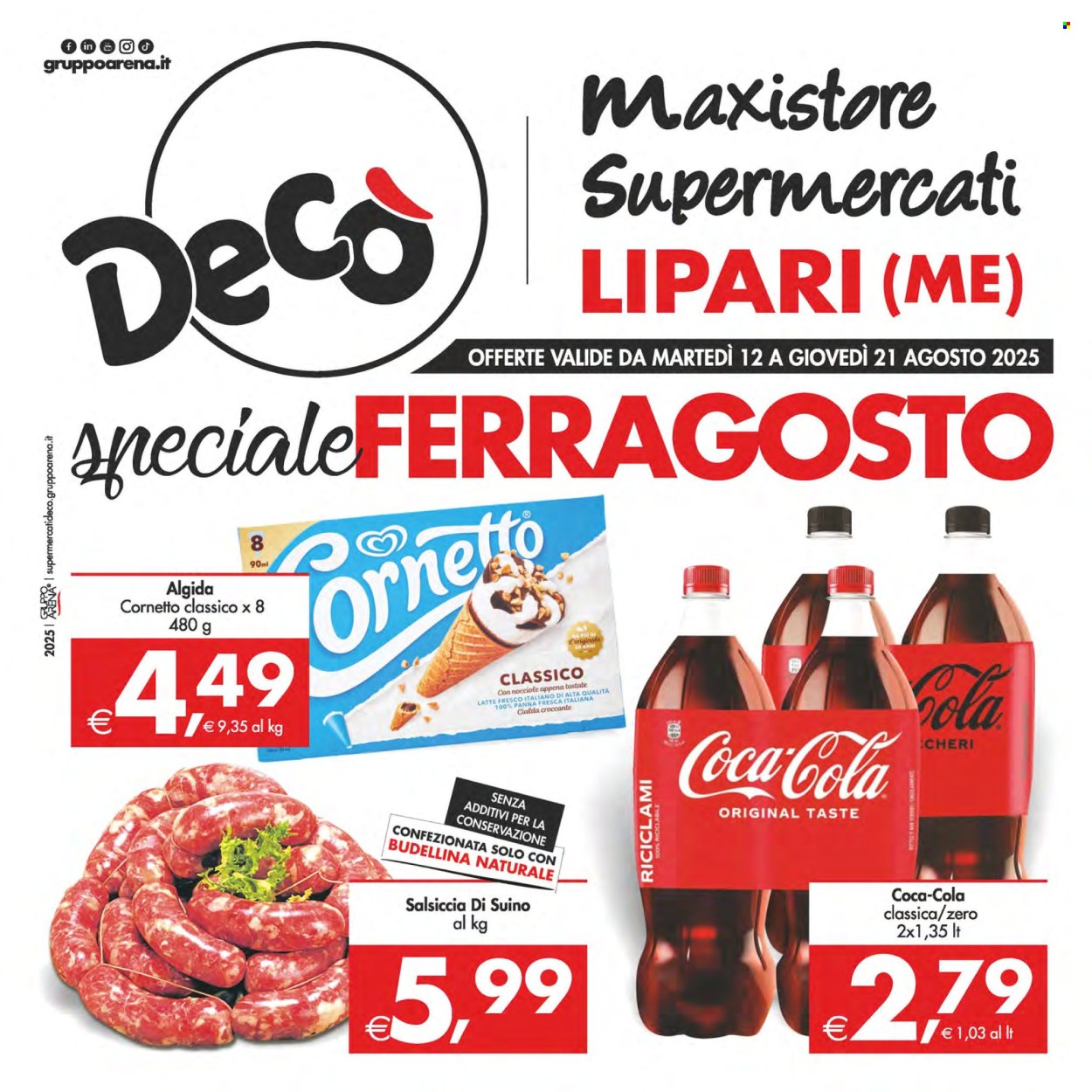 Volantino Deco - 12/8/2025 - 21/8/2025. Pagina 1