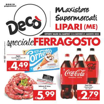 Volantino Deco - 12/8/2025 - 21/8/2025.