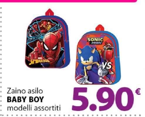 Zaino asilo BABY BOY