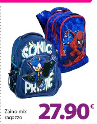 Zaino mix ragazzo