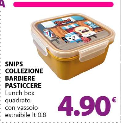 SNIPS COLLEZIONE BARBIERE PASTICCERE