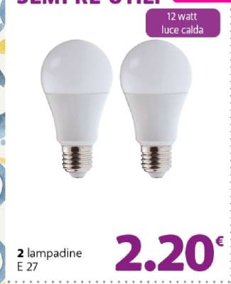 2 lampadine E 27