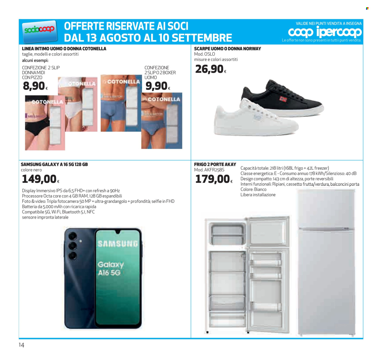 Volantino Coop - 13/8/2025 - 27/8/2025. Pagina 14