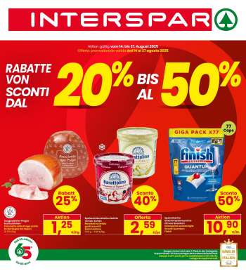 Volantino Interspar - 14/8/2025 - 27/8/2025.