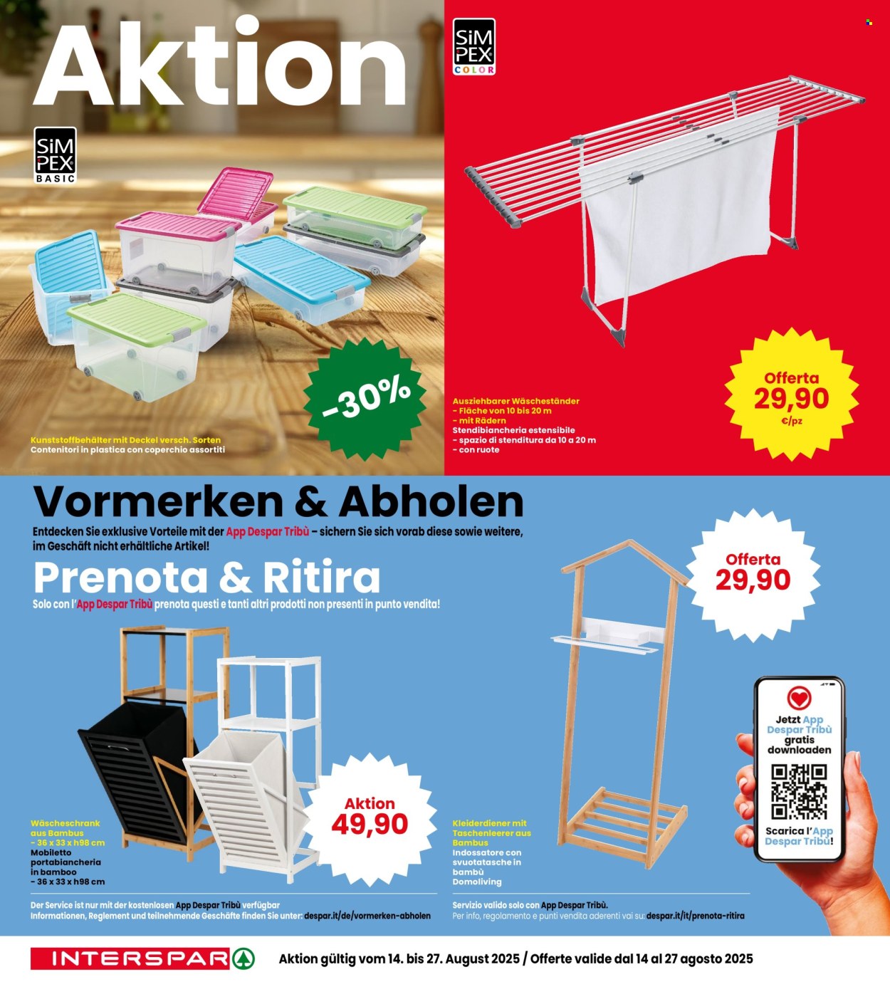 Volantino Interspar - 14/8/2025 - 27/8/2025. Pagina 30