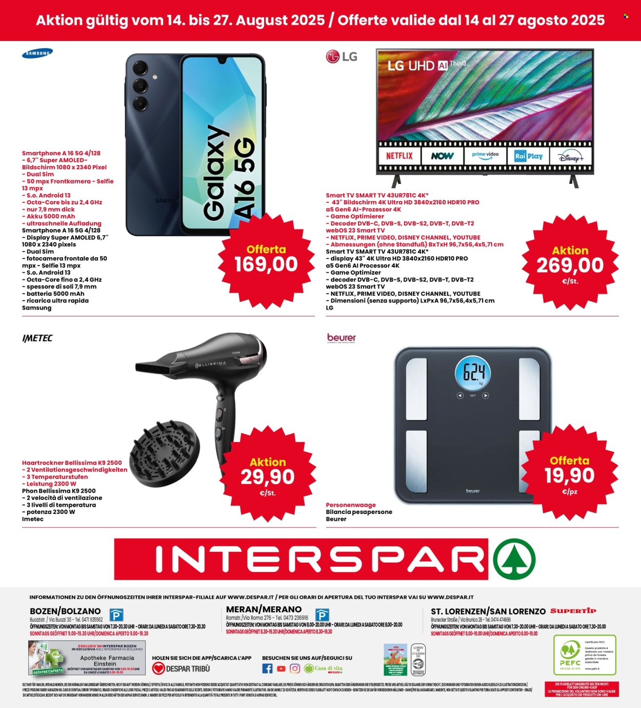 Volantino Interspar - 14/8/2025 - 27/8/2025. Pagina 32
