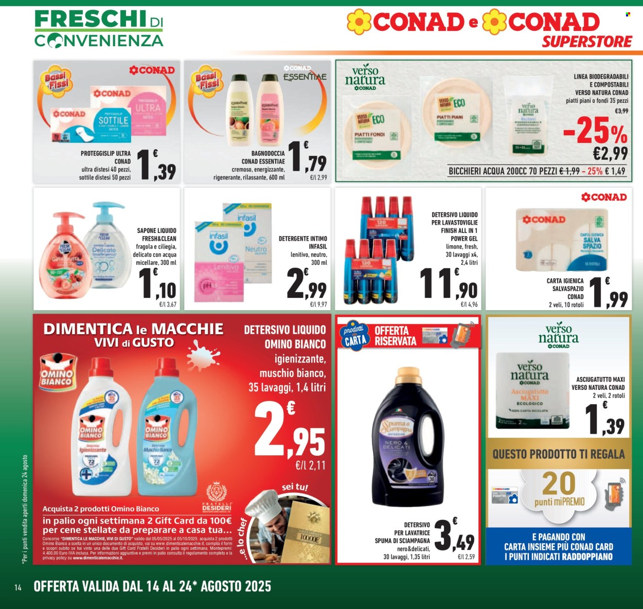 Volantino Conad Superstore - 14/8/2025 - 24/8/2025. Pagina 14