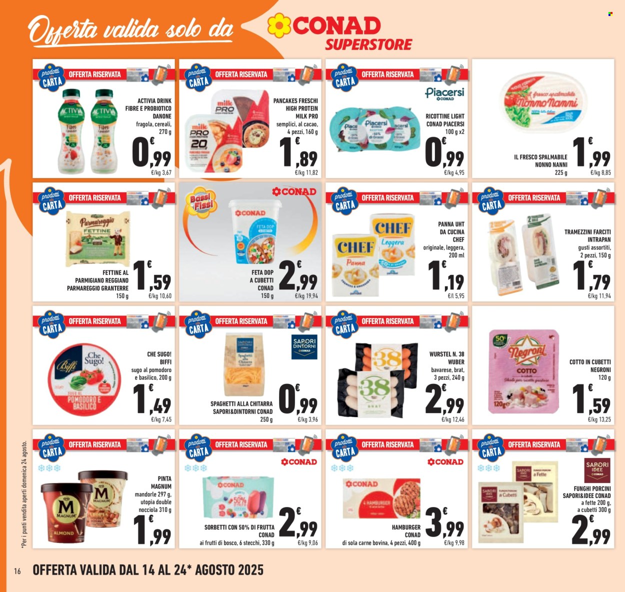 Volantino Conad Superstore - 14/8/2025 - 24/8/2025. Pagina 16