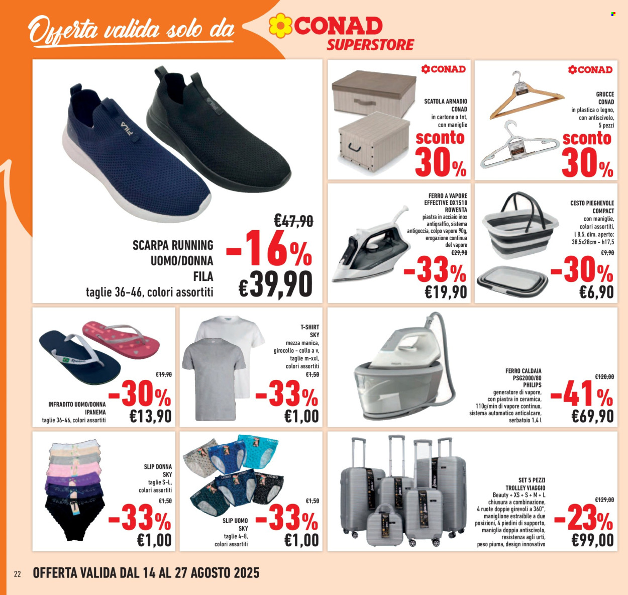 Volantino Conad Superstore - 14/8/2025 - 24/8/2025. Pagina 22
