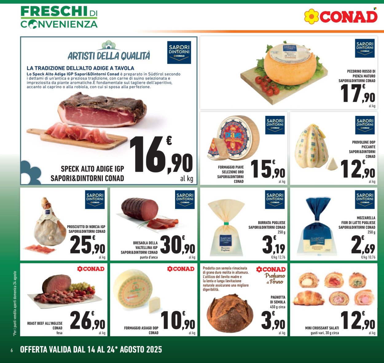 Volantino Conad - 14/8/2025 - 24/8/2025. Pagina 6