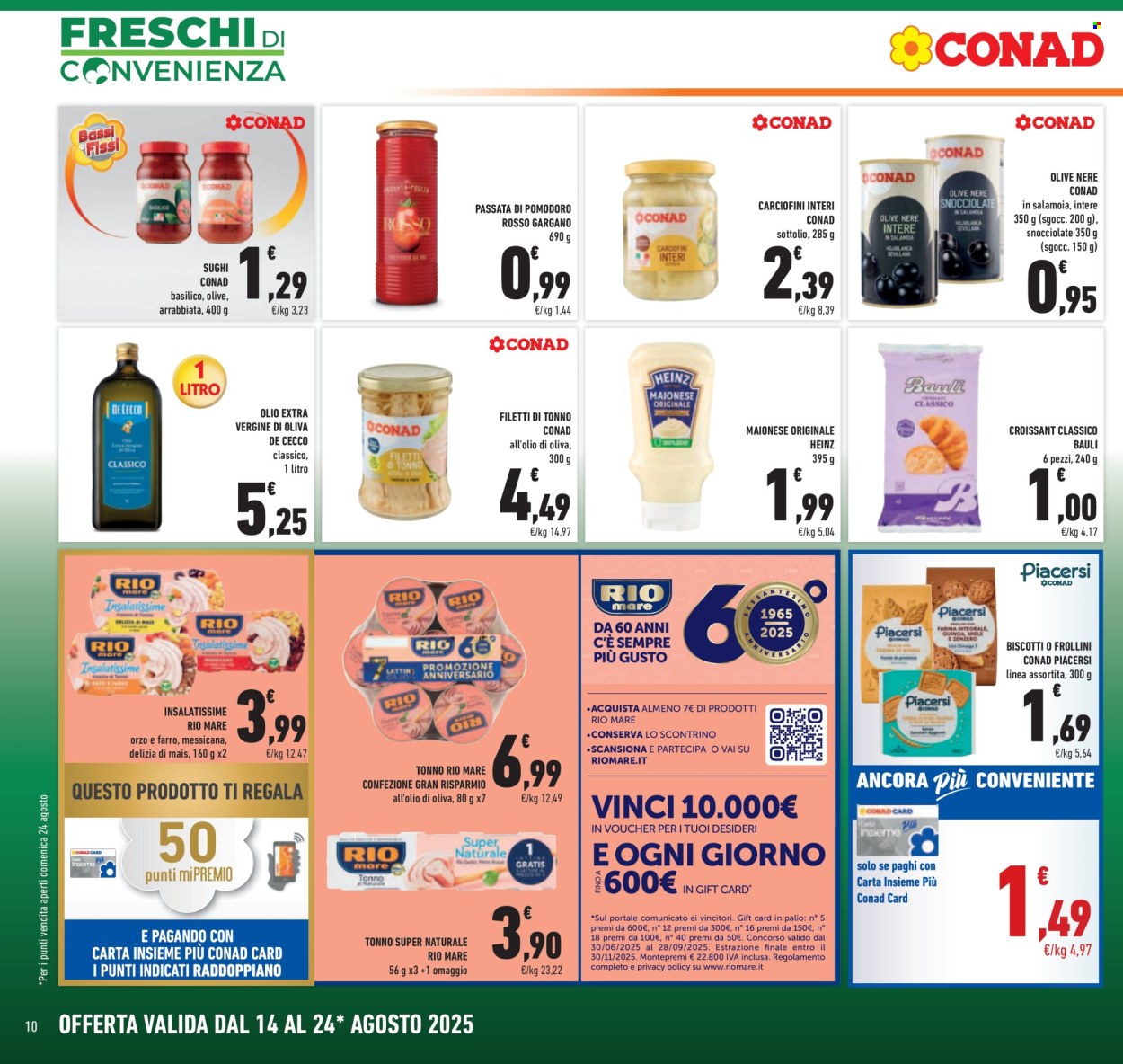 Volantino Conad - 14/8/2025 - 24/8/2025. Pagina 10