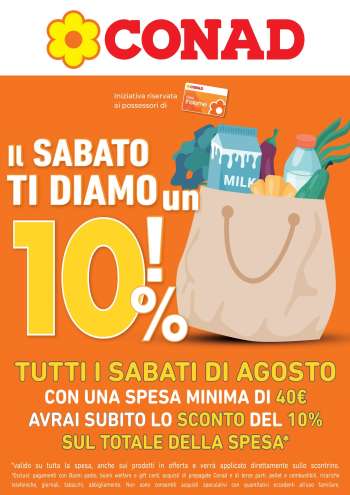 Volantino Conad - 16/8/2025 - 30/8/2025.