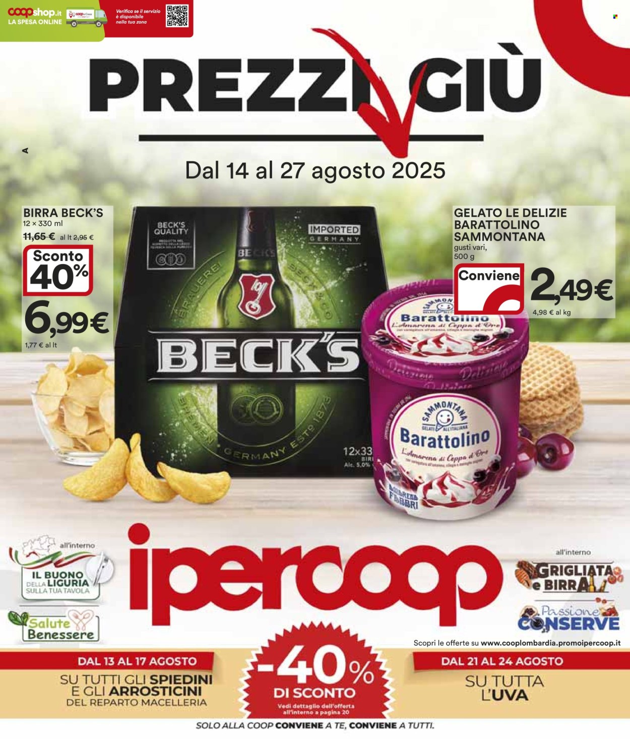 Volantino Coop - 14/8/2025 - 27/8/2025. Pagina 1