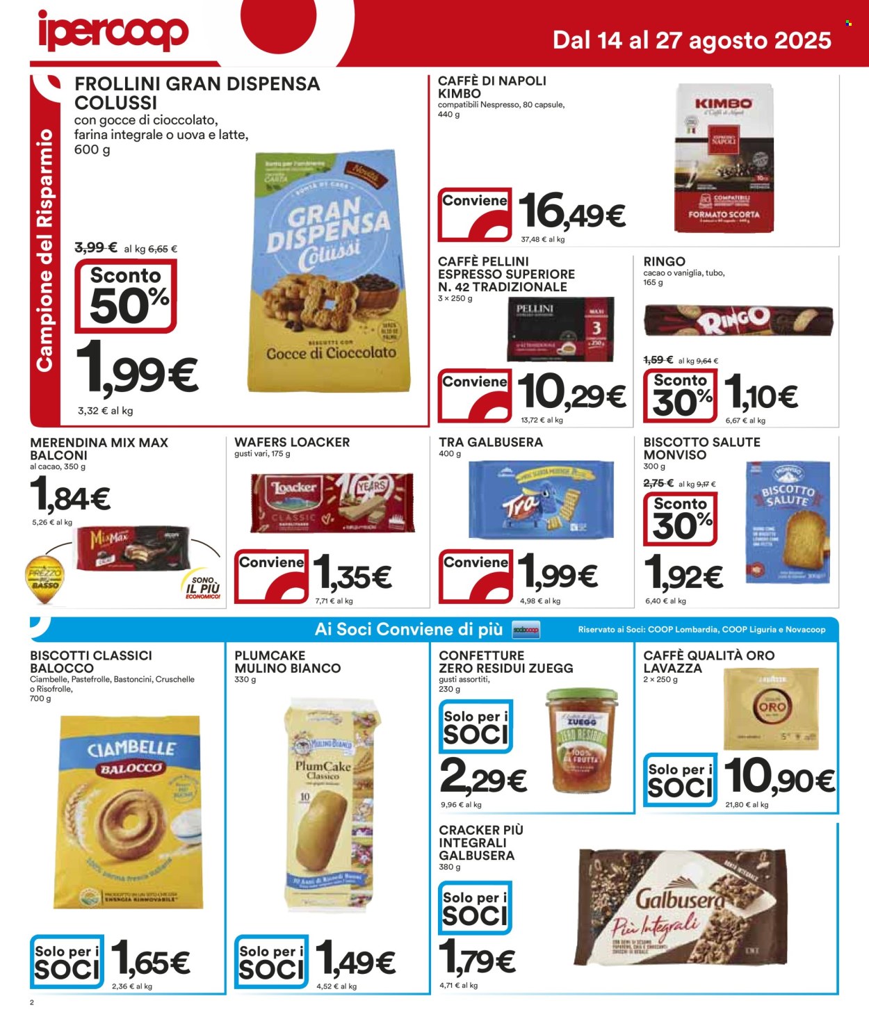 Volantino Coop - 14/8/2025 - 27/8/2025. Pagina 2