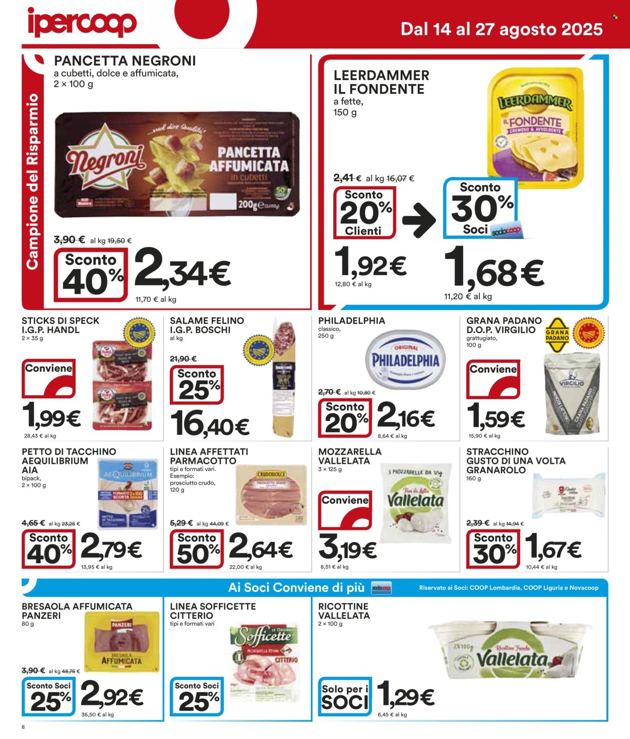 Volantino Coop - 14/8/2025 - 27/8/2025. Pagina 8