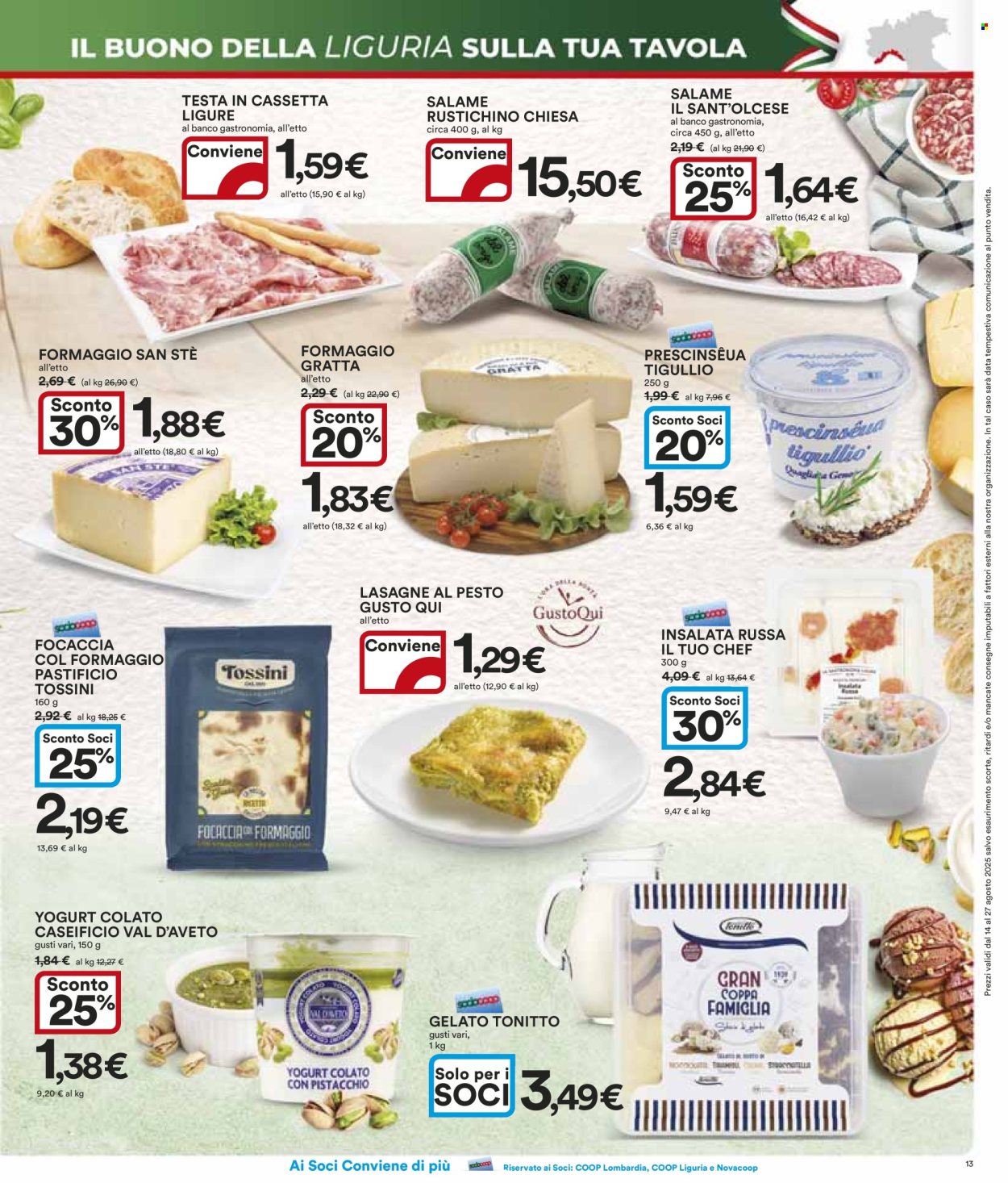 Volantino Coop - 14/8/2025 - 27/8/2025. Pagina 13