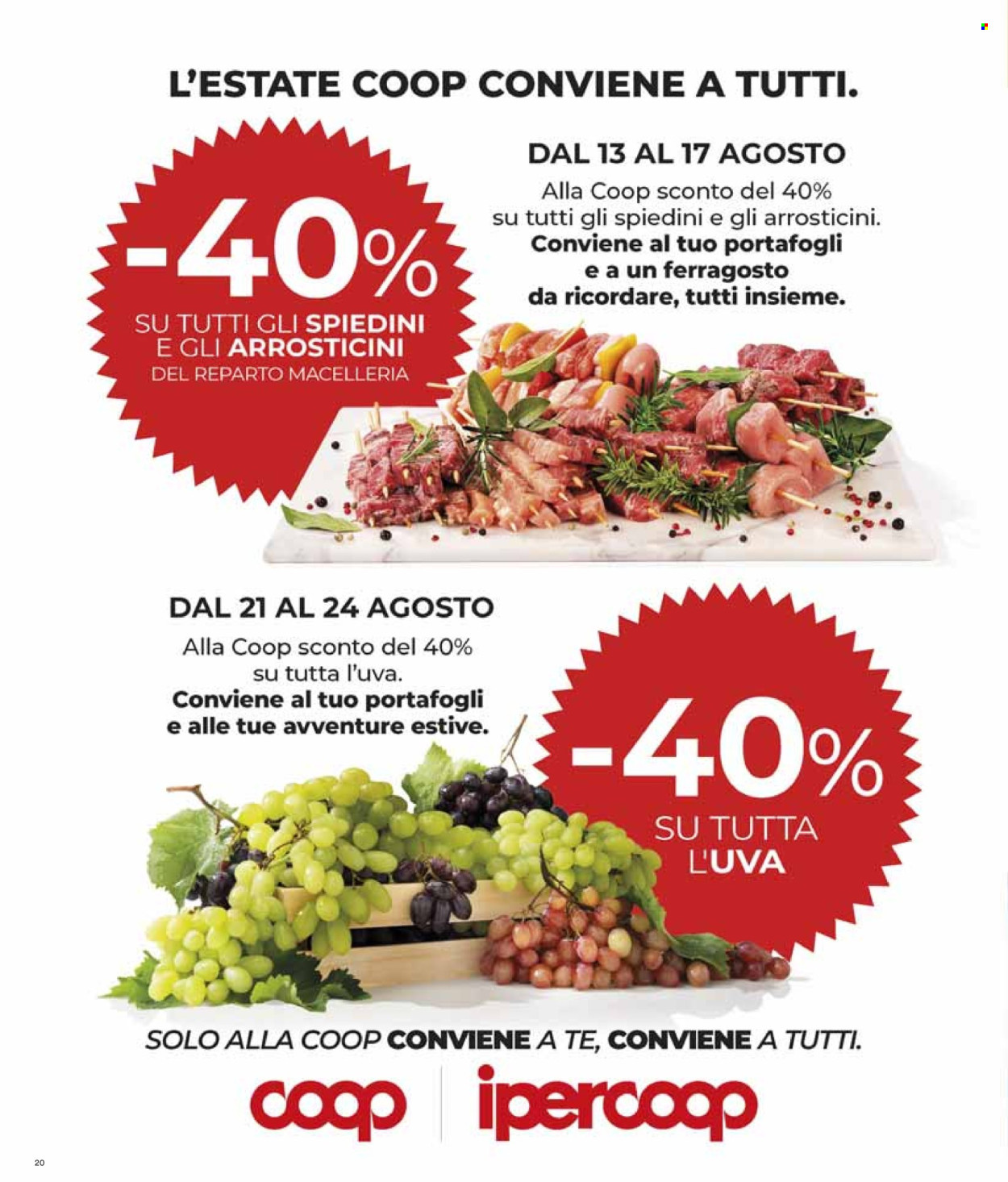 Volantino Coop - 14/8/2025 - 27/8/2025. Pagina 20