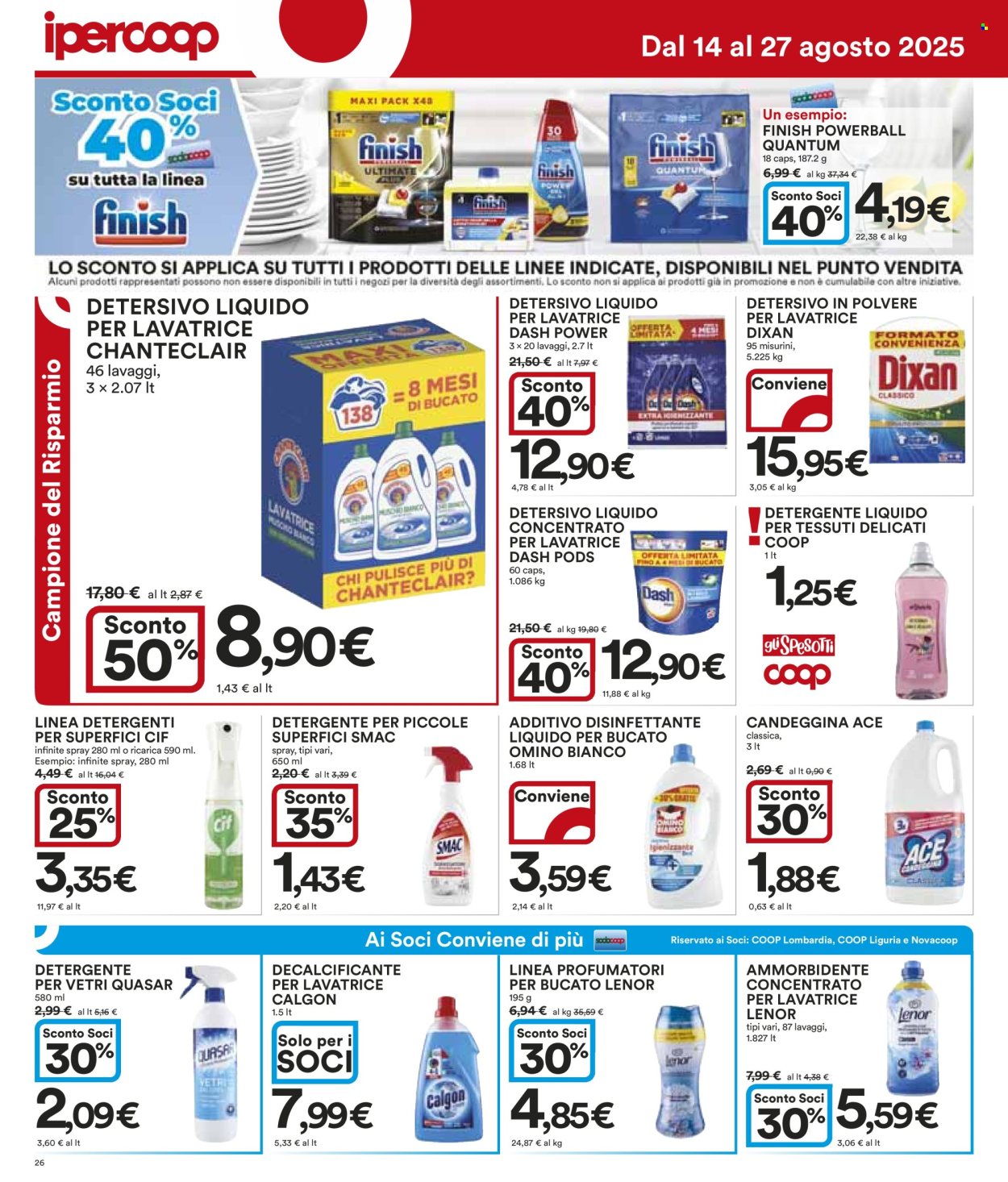 Volantino Coop - 14/8/2025 - 27/8/2025. Pagina 26