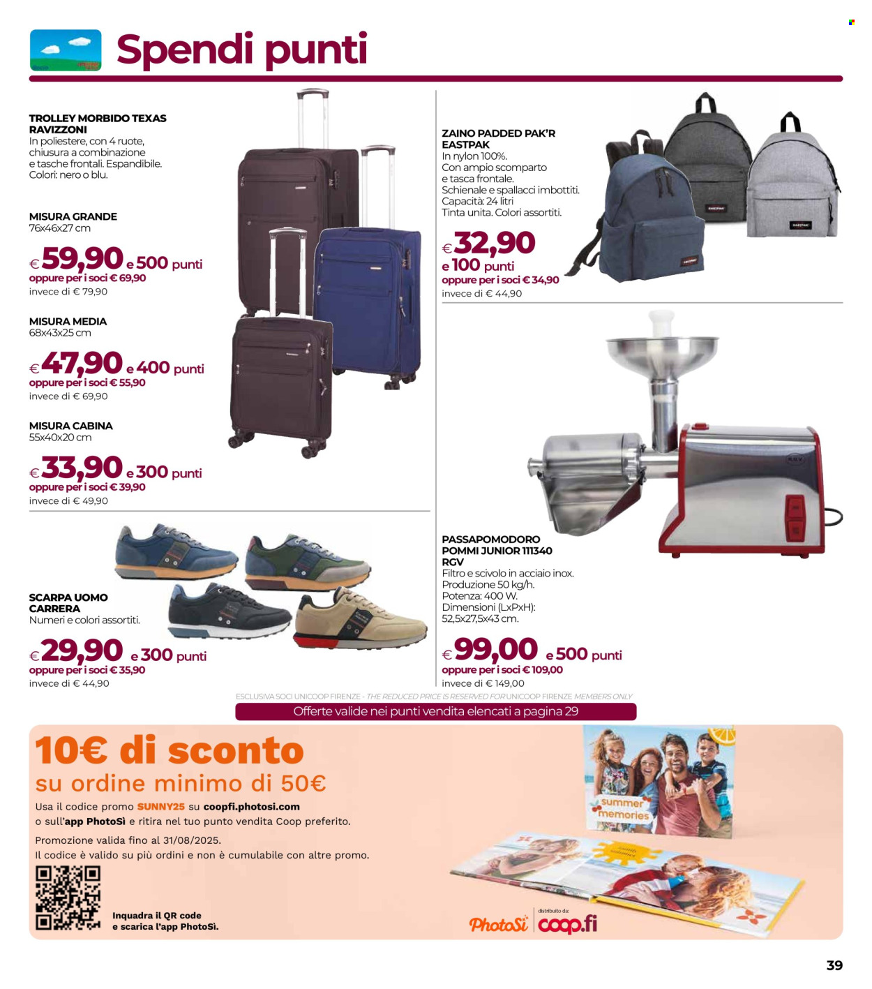 Volantino Coop - 14/8/2025 - 27/8/2025. Pagina 39