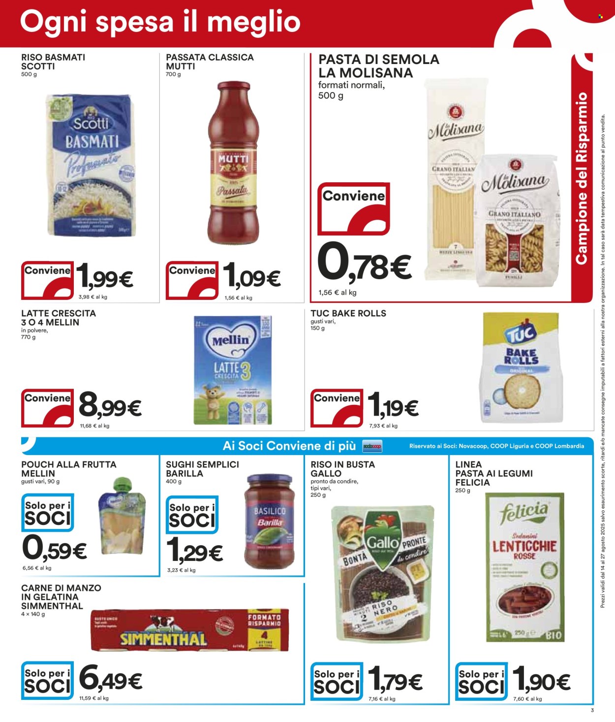 Volantino Coop - 14/8/2025 - 27/8/2025. Pagina 3