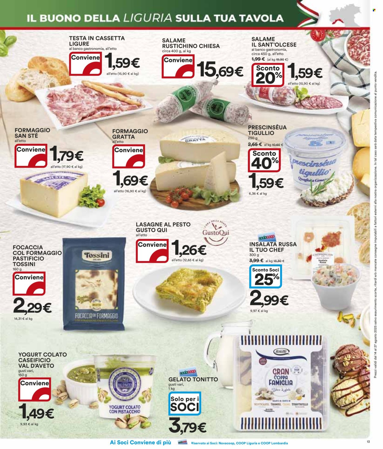 Volantino Coop - 14/8/2025 - 27/8/2025. Pagina 13