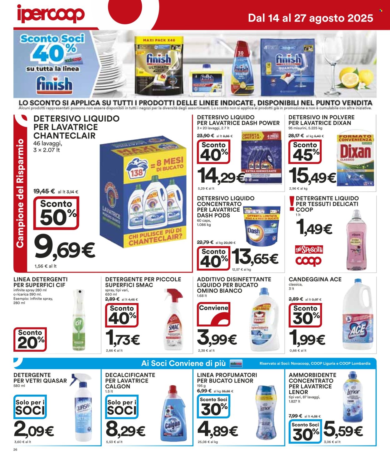 Volantino Coop - 14/8/2025 - 27/8/2025. Pagina 26
