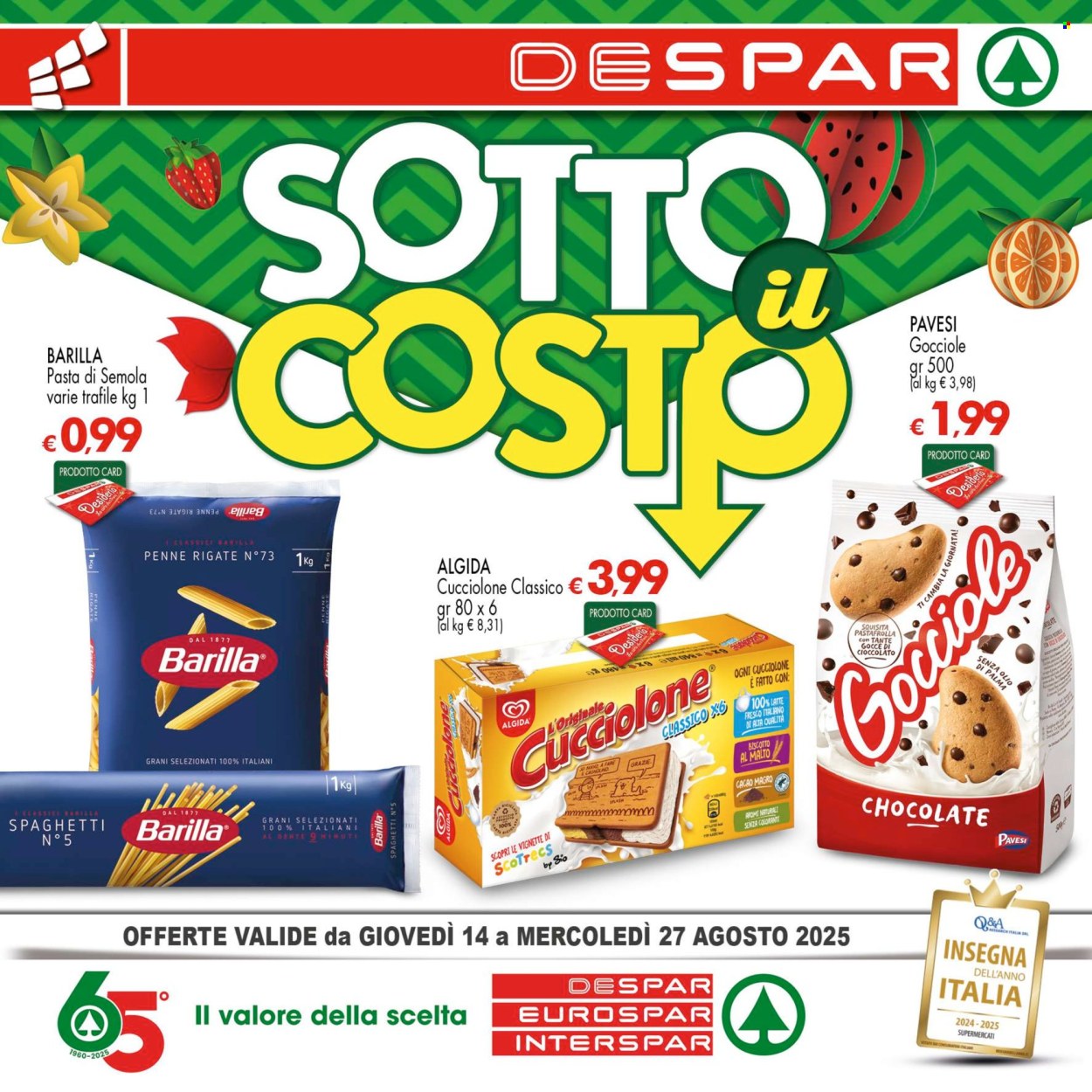 Volantino Interspar - 14/8/2025 - 27/8/2025. Pagina 1