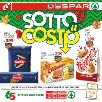 Volantino Interspar - 14/8/2025 - 27/8/2025.
