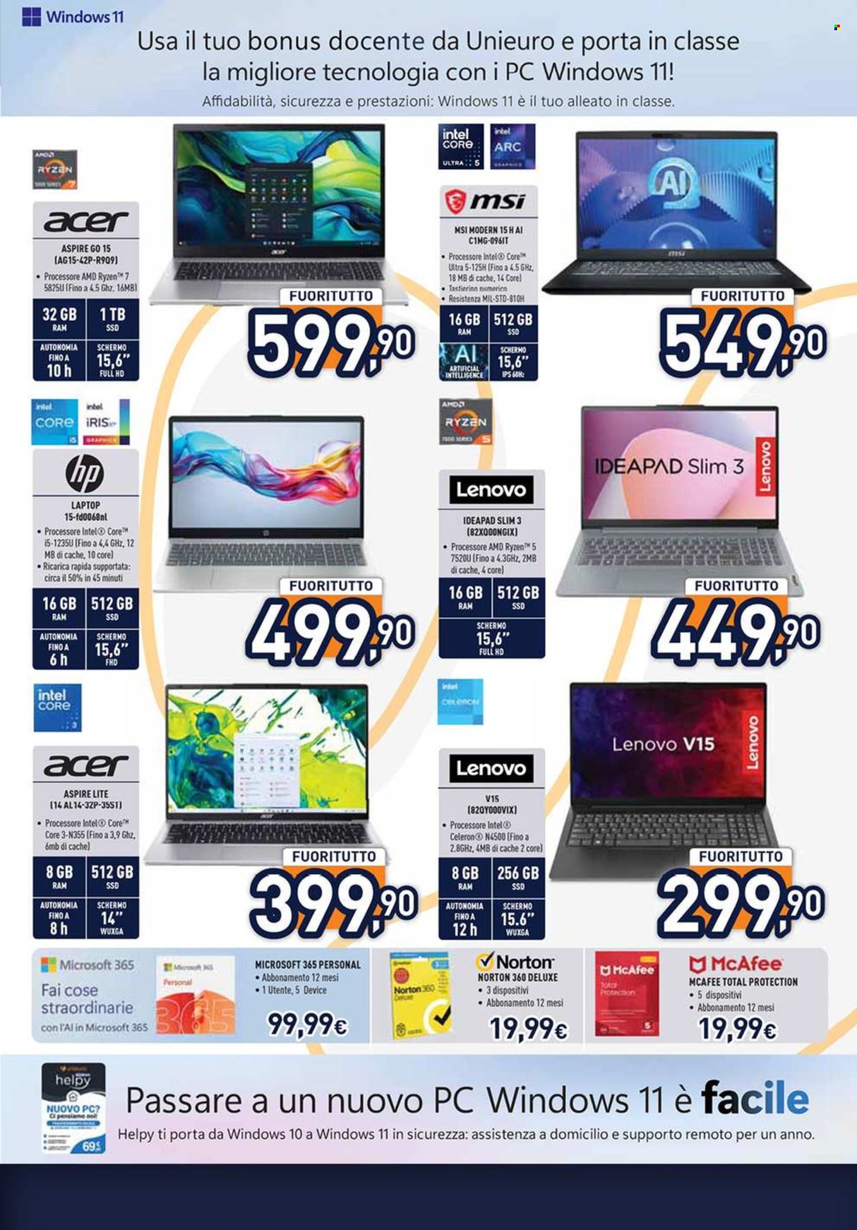 Volantino Unieuro - 14/8/2025 - 21/8/2025. Pagina 9