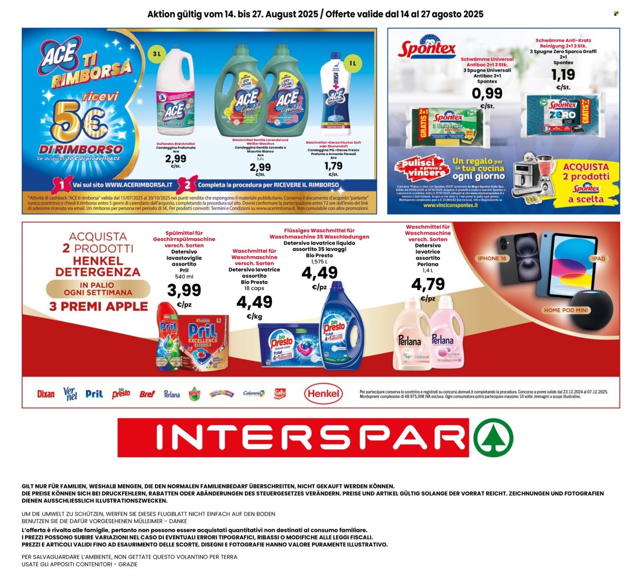 Volantino Interspar - 14/8/2025 - 27/8/2025. Pagina 12