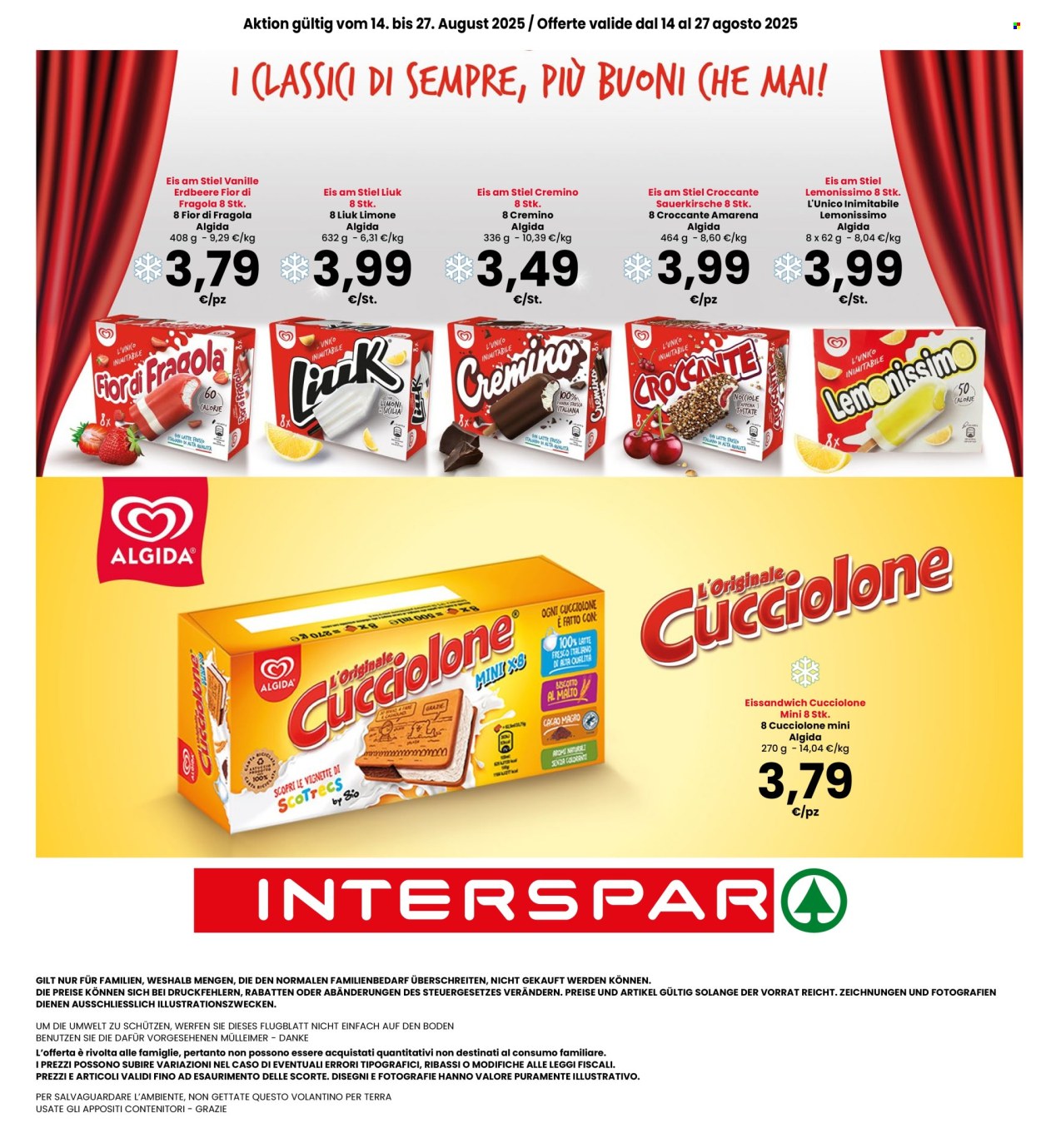 Volantino Interspar - 14/8/2025 - 27/8/2025. Pagina 4