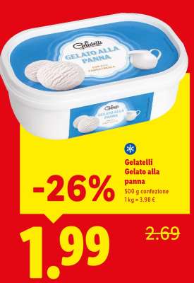 Gelatelli Gelato alla panna