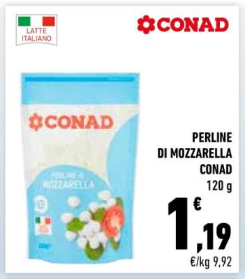 PERLINE DI MOZZARELLA CONAD