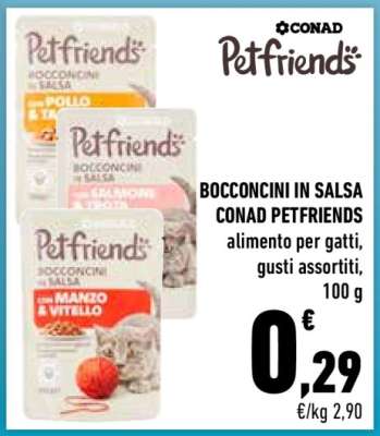BOCCONCINI IN SALSA CONAD PETFRIENDS