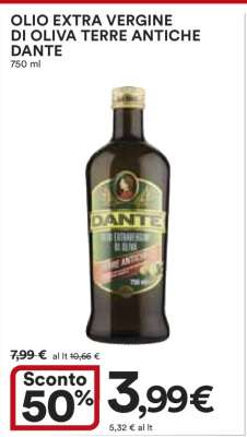 Olio Extra Vergine di Oliva Terre Antiche Dante