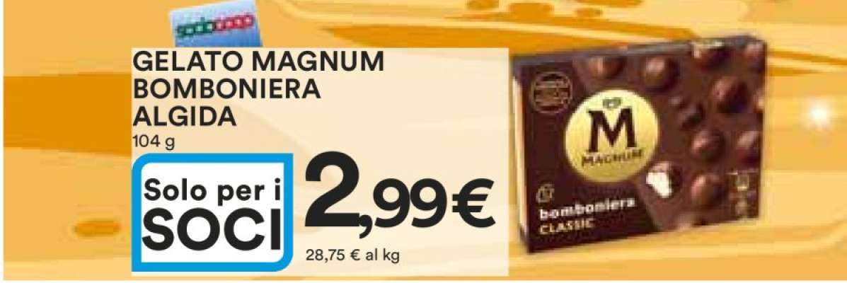 GELATO MAGNUM BOMBONIERA ALGIDA