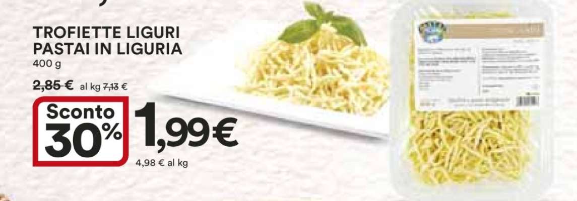 TROFIETTE LIGURI PASTAI IN LIGURIA
