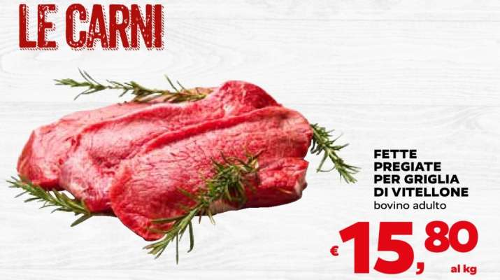 Fette Pregiate per Griglia di Vitellone