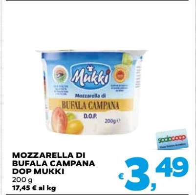 MOZZARELLA DI BUFALA CAMPANA DOP MUKKI