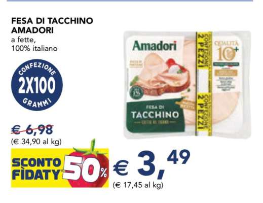 FESA DI TACCHINO AMADORI
