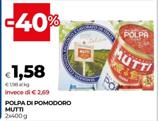 POLPA DI POMODORO MUTTI